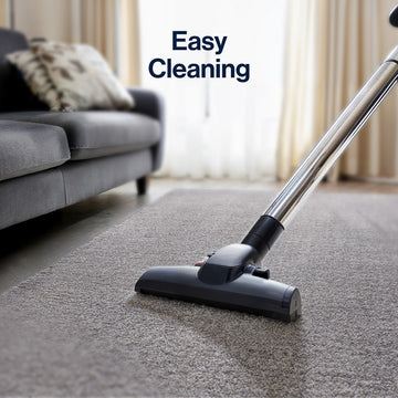 Haze Solid Low-pile Area Rug Gray